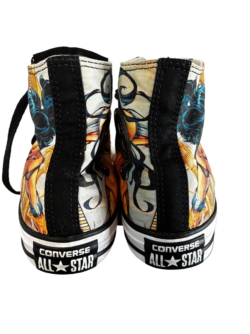 DC Comics x Converse Wonder Woman High Tops Size 6 - Picture 5 of 7